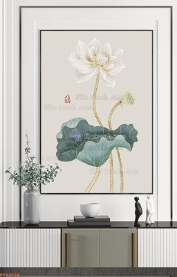 File gốc File tranh hiện đại pha lê gương KF94524 (phong cách) tối giản