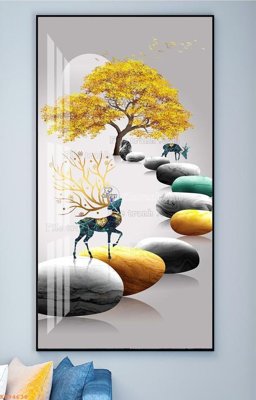 Tải file tranh File tranh hiện đại pha lê gương KF94638 (gốc) tại Filetranh.com