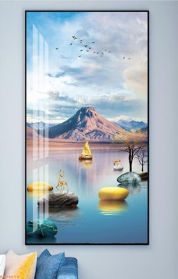 Download file gốc File tranh hiện đại pha lê gương KF94655 (in lụa) nghệ thuật