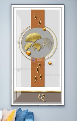 Tải file File tranh hiện đại pha lê gương KF94669 (gốc) chủ đề tâm linh