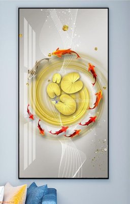 File tranh File tranh hiện đại pha lê gương KF94670 (gốc) chủ đề con người