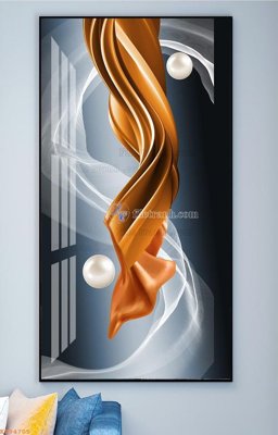 Tải file gốc in lụa File tranh hiện đại pha lê gương KF94705 siêu nét