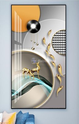 File gốc File tranh hiện đại pha lê gương KF94740 (trang trí) cho phòng khách