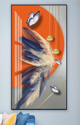 File gốc File tranh hiện đại pha lê gương KF94751 (in tráng gương) nghệ thuật