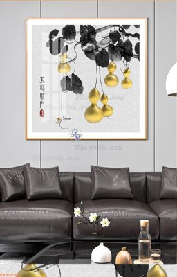 Hình ảnh file gốc File tranh hiện đại pha lê gương KF94804 cho in UV