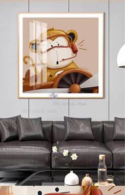 Download file gốc File tranh hiện đại pha lê gương KF94808 (in lụa) nghệ thuật