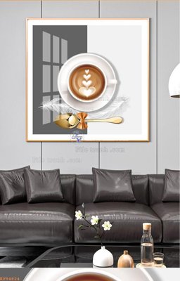 File tranh File tranh hiện đại pha lê gương KF94824 (gốc) in vải canvas