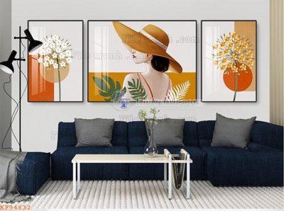 Tải file gốc File tranh hiện đại pha lê gương KF94832 (bản PSD) gốc