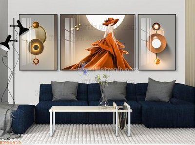 Mua file tranh gốc File tranh hiện đại pha lê gương KF94919 tại Filetranh.com