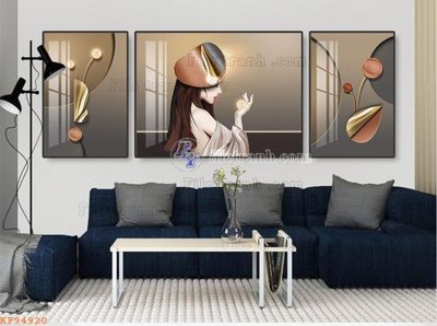 File ảnh gốc File tranh hiện đại pha lê gương KF94920 (chuyên in mica)