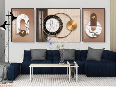 Ảnh gốc File tranh hiện đại pha lê gương KF94949 (độ nét cao) in mica