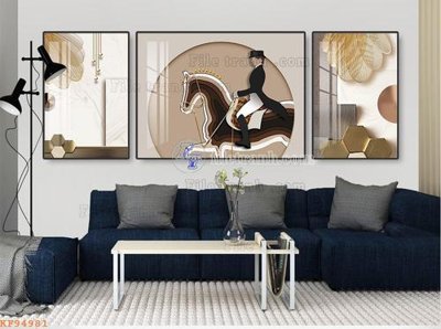 Download file gốc File tranh hiện đại pha lê gương KF94981 (in lụa) cao cấp