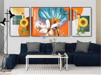 Tải file gốc File tranh hiện đại pha lê gương KF95019 dùng cho in ấn