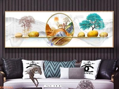 Download file gốc File tranh hiện đại pha lê gương KF95042 (in lụa) cao cấp