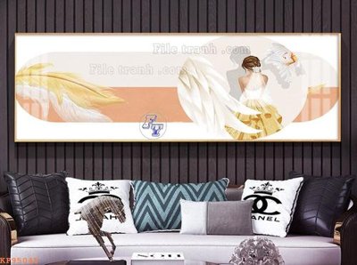 Download file File tranh hiện đại pha lê gương KF95045 (gốc) in mica cao cấp