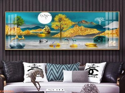 Tải file File tranh hiện đại pha lê gương KF95064 (gốc) chủ đề tôn giáo