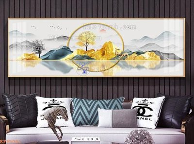 File gốc File tranh hiện đại pha lê gương KF95081 (in lụa) chi tiết cao