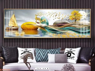 File gốc File tranh hiện đại pha lê gương KF95083 (phiên bản chuẩn) để in ấn