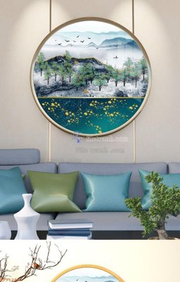 Download file File tranh hiện đại pha lê gương KF95230 (chất lượng in ấn)