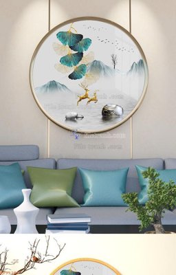 File tranh in mica File tranh hiện đại pha lê gương KF95288 (độ phân giải cao)