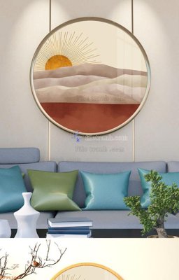 File gốc File tranh hiện đại pha lê gương KF95307 (PSD/TIFF) độ phân giải cao