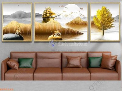 File gốc File tranh hiện đại pha lê gương KF95344 (vector) cho in ấn