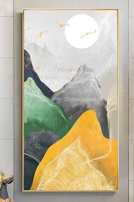 Tải file gốc File tranh hiện đại pha lê gương KF95361 (bản PSD) chỉnh sửa được