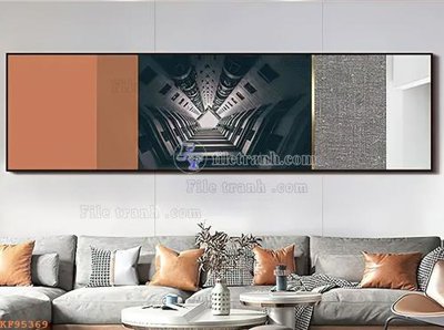 File tranh gốc File tranh hiện đại pha lê gương KF95369 (bản quyền) file PSD