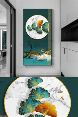 Tải file File tranh hiện đại pha lê gương KF95381 (gốc) làm file in ấn