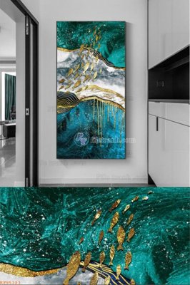 File gốc File tranh hiện đại pha lê gương KF95383 (ảnh rõ nét) để in