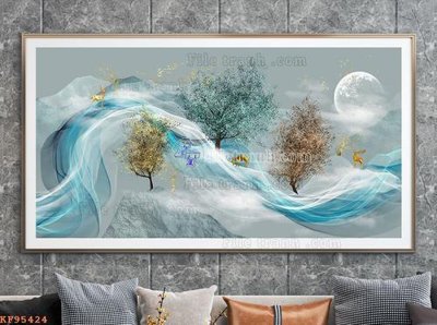 Tải về file tranh gốc File tranh hiện đại pha lê gương KF95424 (để in quảng cáo)