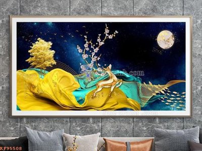 File tranh File tranh hiện đại pha lê gương KF95508 (ảnh gốc) không bị mờ