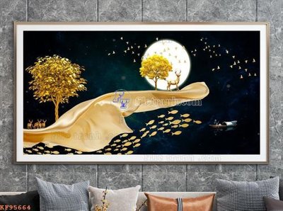 File gốc File tranh hiện đại pha lê gương KF95664 (PNG) chất lượng cao