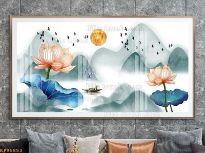 Tải file File tranh hiện đại pha lê gương KF95853 (gốc) làm file thiết kế