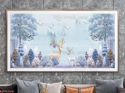 Tải về file gốc File tranh hiện đại pha lê gương KF95904 (dùng cho in quảng cáo)