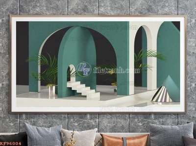 Tải file tranh File tranh hiện đại pha lê gương KF96004 (gốc) tại Filetranh.com