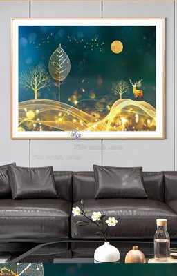 Tải file File tranh hiện đại pha lê gương KF96185 (gốc) in tranh tráng gương