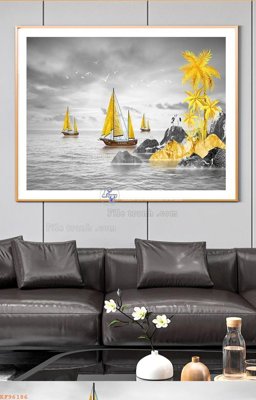 File gốc File tranh hiện đại pha lê gương KF96186 (PSD/TIFF) độ phân giải cao