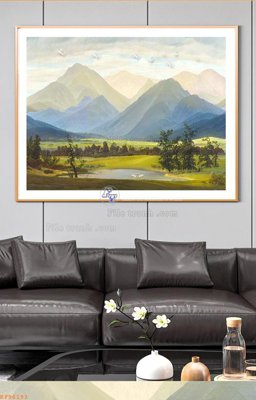 File tranh in tráng gương File tranh hiện đại pha lê gương KF96193 (siêu nét)