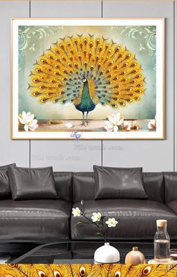 File gốc in ấn File tranh hiện đại pha lê gương KF96225 chuẩn màu CMYK