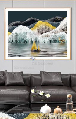 File tranh trang trí File tranh hiện đại pha lê gương KF96232 (tải file gốc)