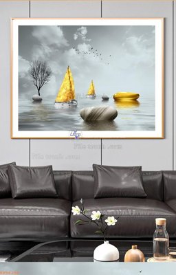 Download file File tranh hiện đại pha lê gương KF96256 (gốc) cho xưởng in