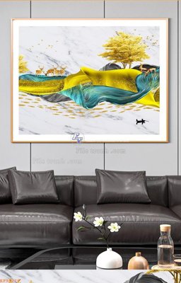 Tải file File tranh hiện đại pha lê gương KF96278 (gốc) in trên mọi chất liệu