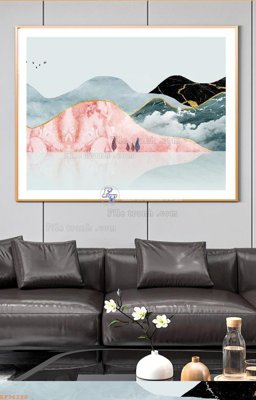 File in mica File tranh hiện đại pha lê gương KF96280 (bản gốc) sắc sảo