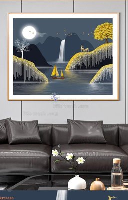 File gốc File tranh hiện đại pha lê gương KF96283 (dành cho quảng cáo)