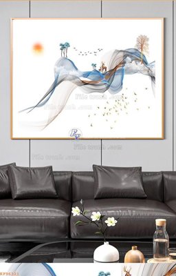 Tải file File tranh hiện đại pha lê gương KF96321 (ảnh gốc) 300dpi File tranh hiện đại pha lê gương KF96321