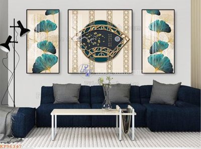 Tải file File tranh hiện đại pha lê gương KF96347 (gốc) làm file thiết kế