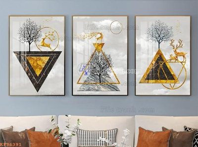 File tranh File tranh hiện đại pha lê gương KF96391 (ảnh gốc) chi tiết rõ ràng