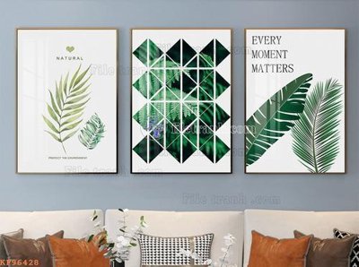 File tranh File tranh hiện đại pha lê gương KF96428 (gốc) phong cách tối giản