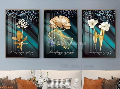 File ảnh File tranh hiện đại pha lê gương KF96455 (gốc) trang trí khách sạn